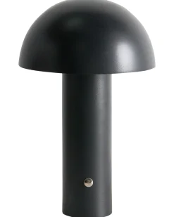 Bezprzewodowa lampa stołowa LED BOJO Ze ściemniaczem Metal Czarny