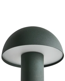 Bezprzewodowa lampa stołowa LED BOJO Ze ściemniaczem Metal Ciemnozielony