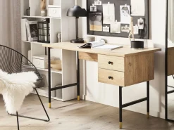 Sale ABILEN Jasnobrązowy 120 cm 60 cm z szufladami Dzieci Biurka Domowe|Biurka Dla Dzieci