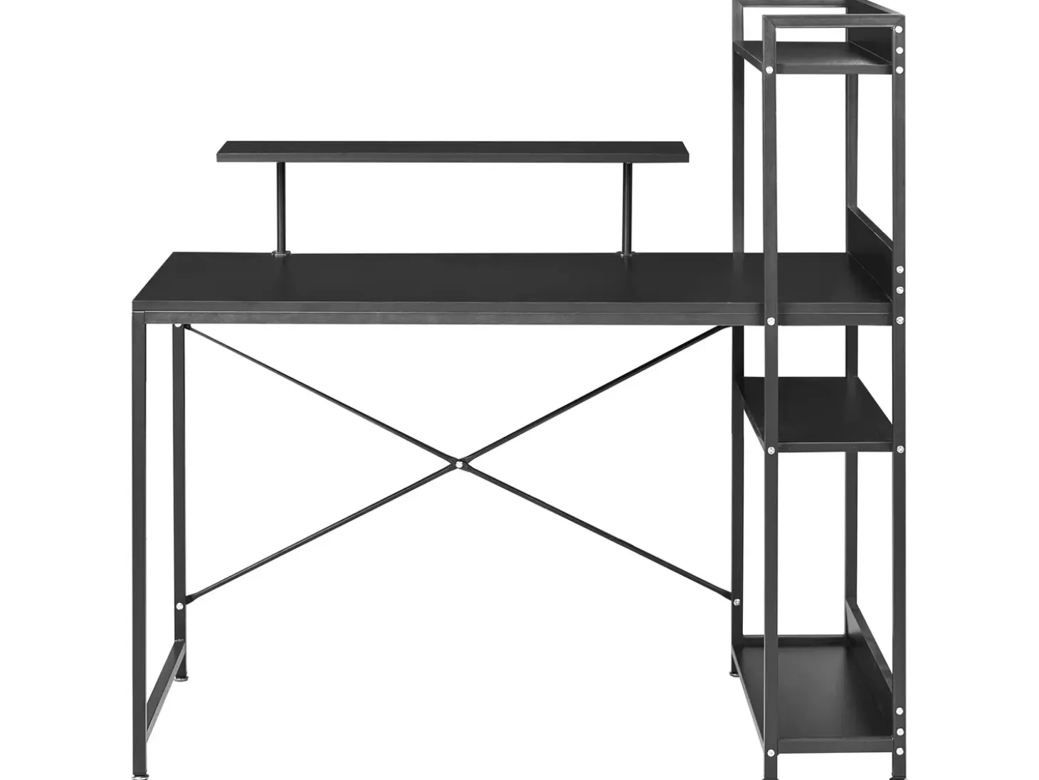 Best Biurko BILOXY 120 cm 64 cm z półkami Dzieci Wszystkie Biurka|Biurka Domowe