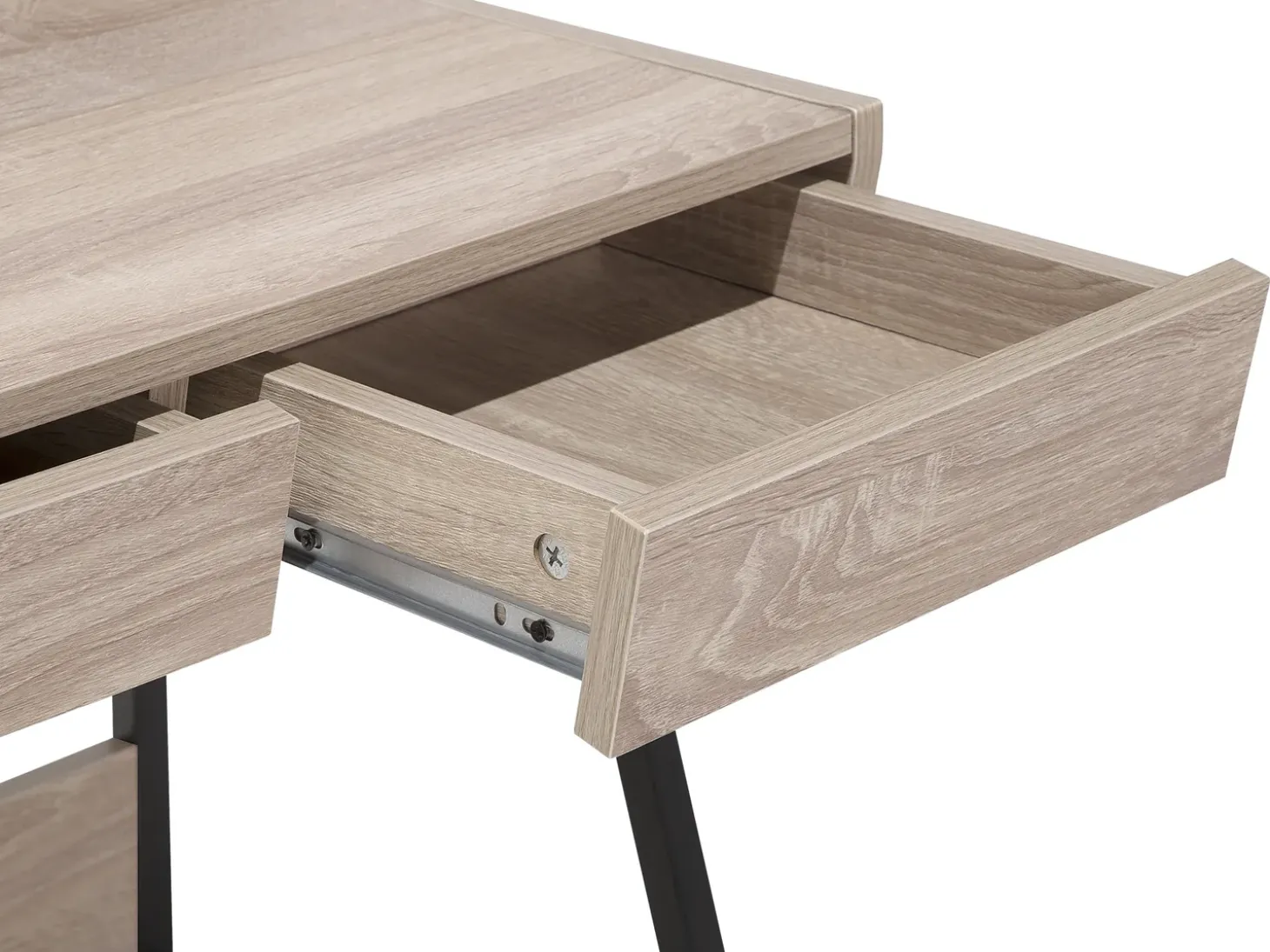Outlet Biurko BROXTON Jasnobrązowy 77 cm 46 cm z szufladami Dzieci Biurka Domowe|Biurka Dla Dzieci