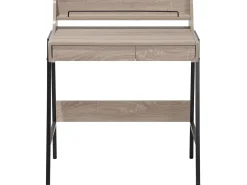 Outlet Biurko BROXTON Jasnobrązowy 77 cm 46 cm z szufladami Dzieci Biurka Domowe|Biurka Dla Dzieci