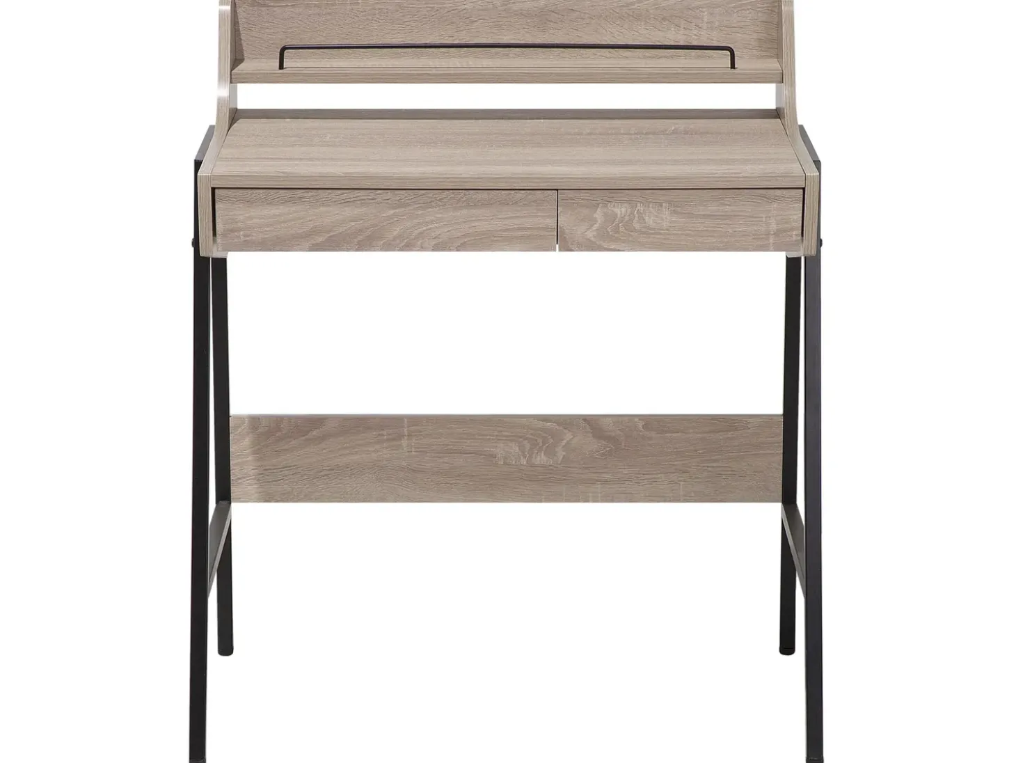 Outlet Biurko BROXTON Jasnobrązowy 77 cm 46 cm z szufladami Dzieci Biurka Domowe|Biurka Dla Dzieci