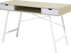 Best Biurko CLARITA Jasnobrązowy 120 cm 48 cm z szufladami Dzieci Biurka Domowe|Biurka Dla Dzieci