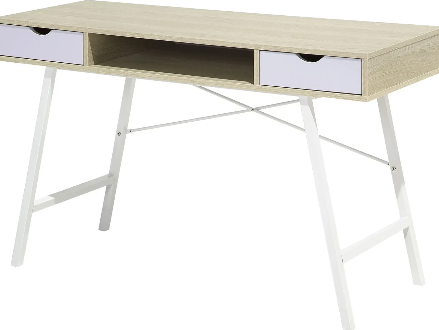 Best Biurko CLARITA Jasnobrązowy 120 cm 48 cm z szufladami Dzieci Biurka Domowe|Biurka Dla Dzieci