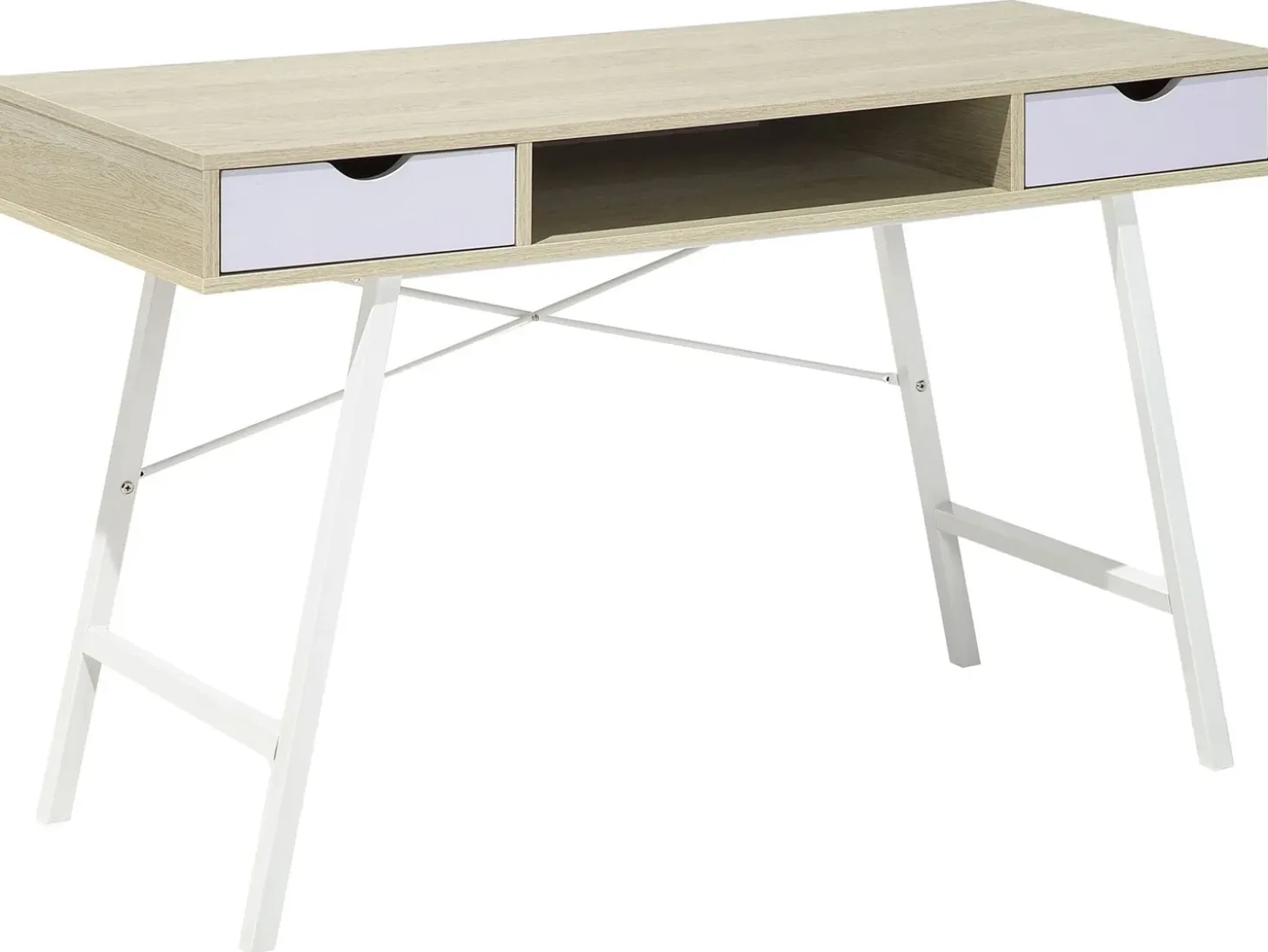 Best Biurko CLARITA Jasnobrązowy 120 cm 48 cm z szufladami Dzieci Biurka Domowe|Biurka Dla Dzieci
