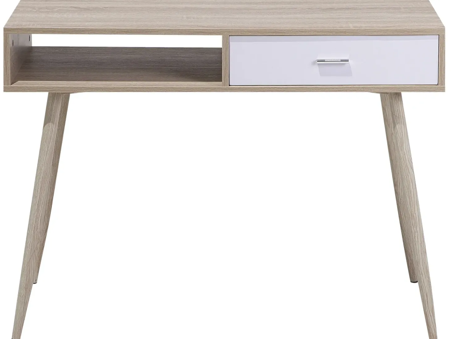 Outlet Biurko DEORA Jasnobrązowy 100 cm 48 cm z szufladami Dzieci Biurka Domowe|Biurka Dla Dzieci