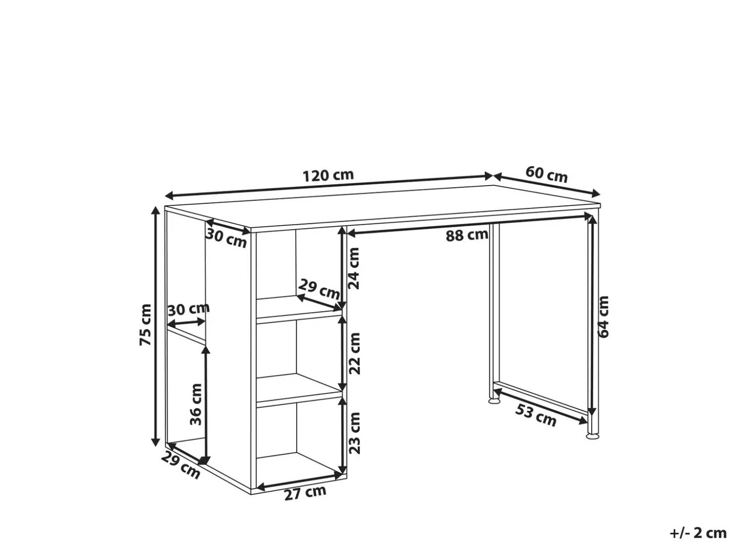 Hot Biurko DESE Brązowy/ biały 120 cm 60 cm Dzieci Wszystkie Biurka|Biurka Domowe