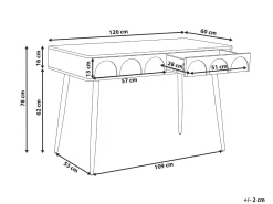 New Biurko ESLANE 120 cm 60 cm Dzieci Wszystkie Biurka|Biurka Domowe