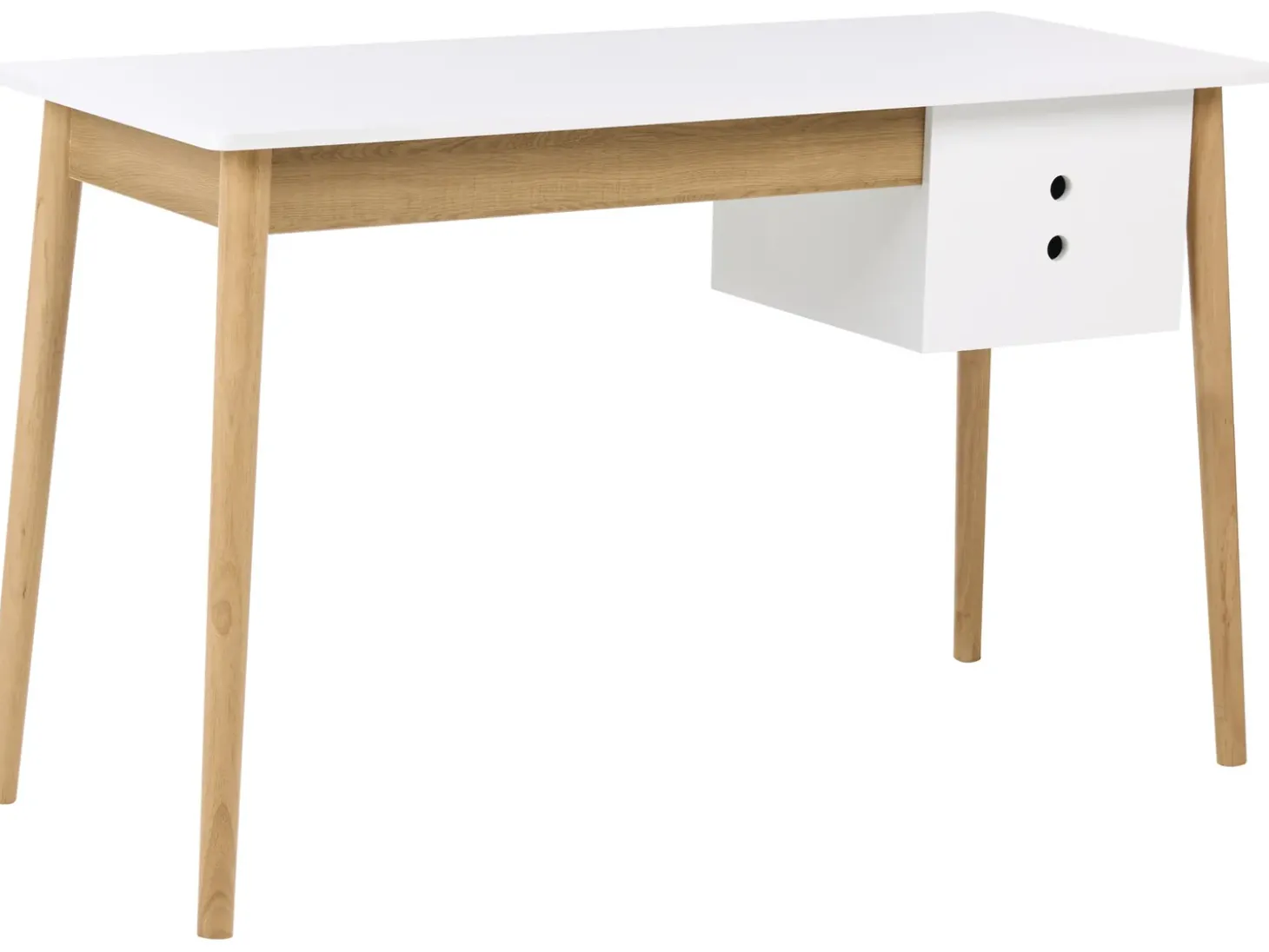 New Biurko FENESTRA Jasny brąz/ biały 120 cm 50 cm Dzieci Wszystkie Biurka|Biurka Domowe