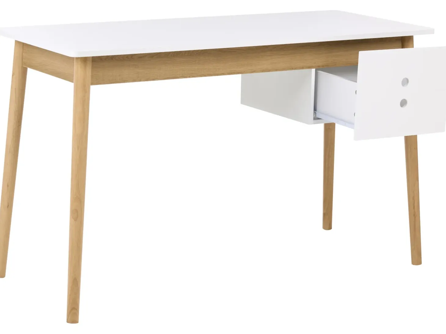 New Biurko FENESTRA Jasny brąz/ biały 120 cm 50 cm Dzieci Wszystkie Biurka|Biurka Domowe