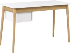 New Biurko FENESTRA Jasny brąz/ biały 120 cm 50 cm Dzieci Wszystkie Biurka|Biurka Domowe
