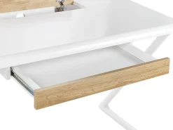 Discount Biurko FOCUS Biały 120 cm 60 cm z szufladami Dzieci Biurka Domowe|Biurka Dla Dzieci