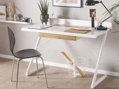 Discount Biurko FOCUS Biały 120 cm 60 cm z szufladami Dzieci Biurka Domowe|Biurka Dla Dzieci