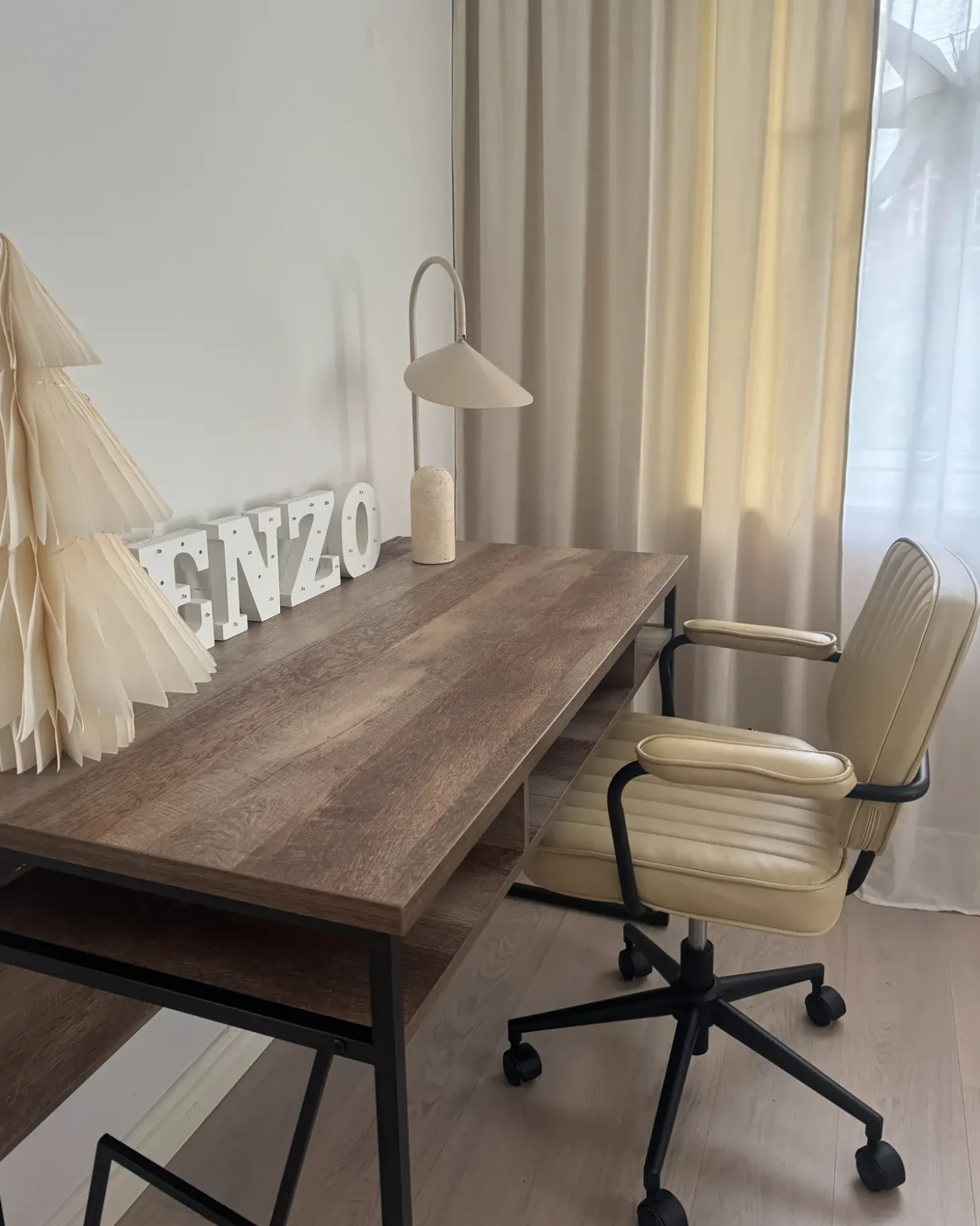 FORRES Brązowy/ czarny 120 cm 60 cm Dzieci Wszystkie Biurka|Biurka Domowe
