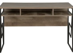 FORRES Brązowy/ czarny 120 cm 60 cm Dzieci Wszystkie Biurka|Biurka Domowe
