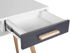 Biurko FRISCO Szary 120 cm 45 cm z szufladami Dzieci Biurka Domowe|Biurka Dla Dzieci