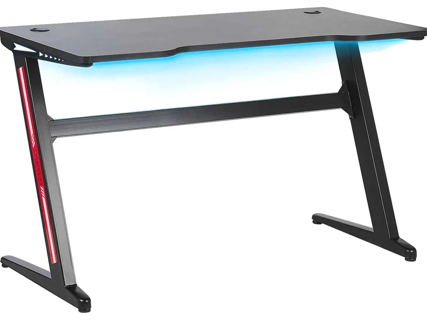 Hot Biurko gamingowe DARFUR 120 cm 60 cm RGB LED Dzieci Biurka Gamingowe|Biurka Domowe