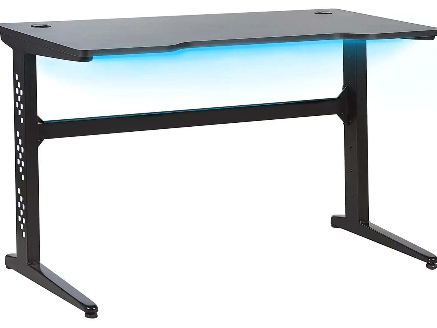 Biurko gamingowe DEXTER Czarny 120 cm 60 cm RGB LED