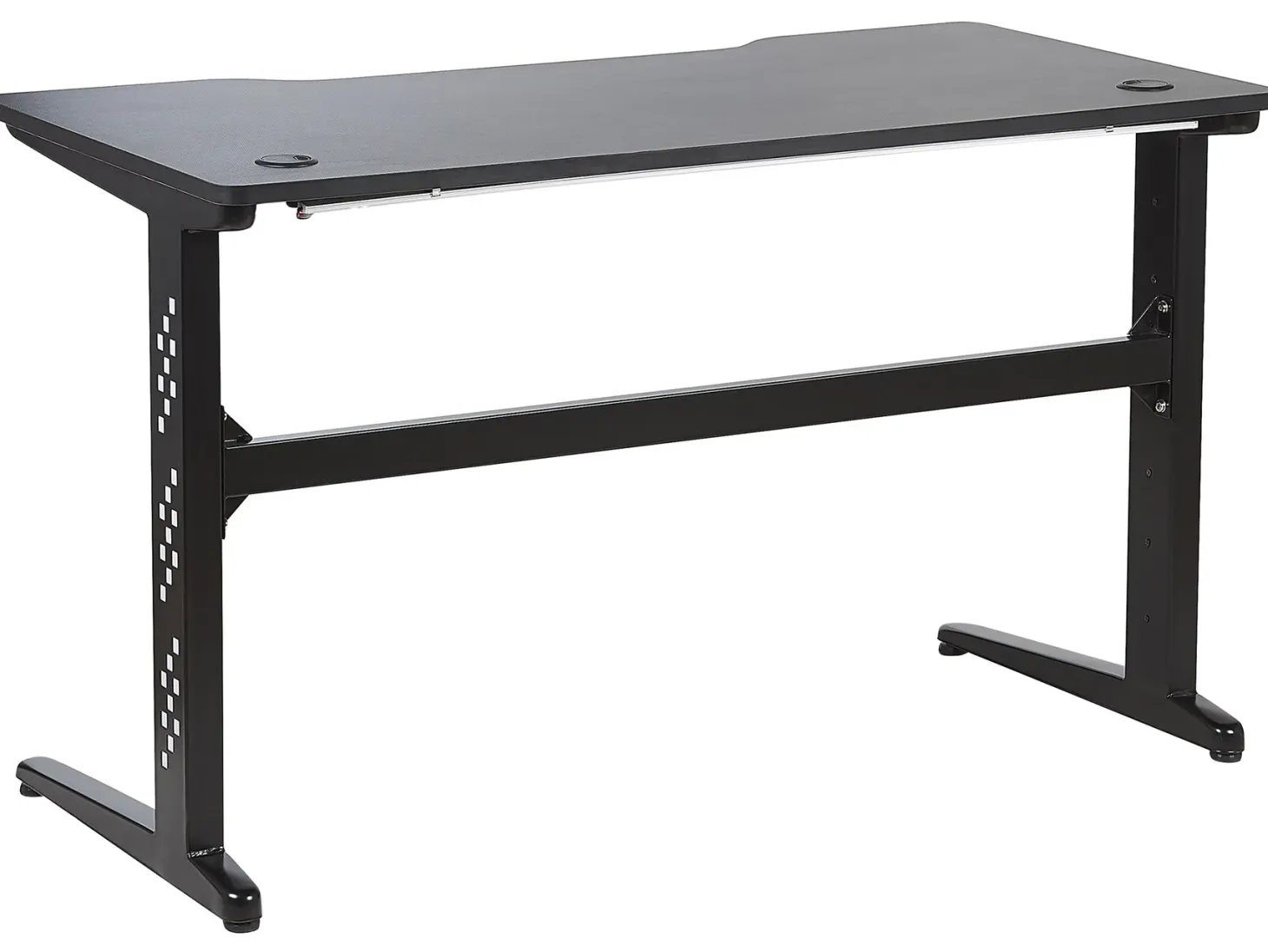 Biurko gamingowe DEXTER Czarny 120 cm 60 cm RGB LED
