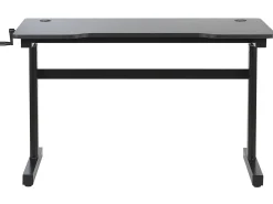 Hot Biurko gamingowe regulowane manualnie DURBIN 120 cm 60 cm RGB LED Dzieci Wszystkie Biurka|Biurka Gamingowe