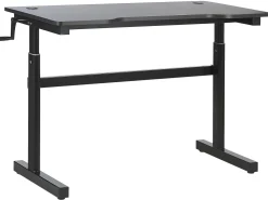 Hot Biurko gamingowe regulowane manualnie DURBIN 120 cm 60 cm RGB LED Dzieci Wszystkie Biurka|Biurka Gamingowe
