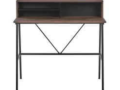 Outlet Biurko HARISON Ciemnobrązowy 100 cm 53 cm Dzieci Wszystkie Biurka|Biurka Domowe