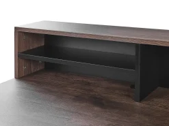 Outlet Biurko HARISON Ciemnobrązowy 100 cm 53 cm Dzieci Wszystkie Biurka|Biurka Domowe