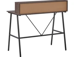 Outlet Biurko HARISON Ciemnobrązowy 100 cm 53 cm Dzieci Wszystkie Biurka|Biurka Domowe