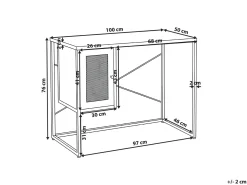 Best Biurko HARJO 100 cm 50 cm ze schowkiem Dzieci Wszystkie Biurka|Biurka Domowe