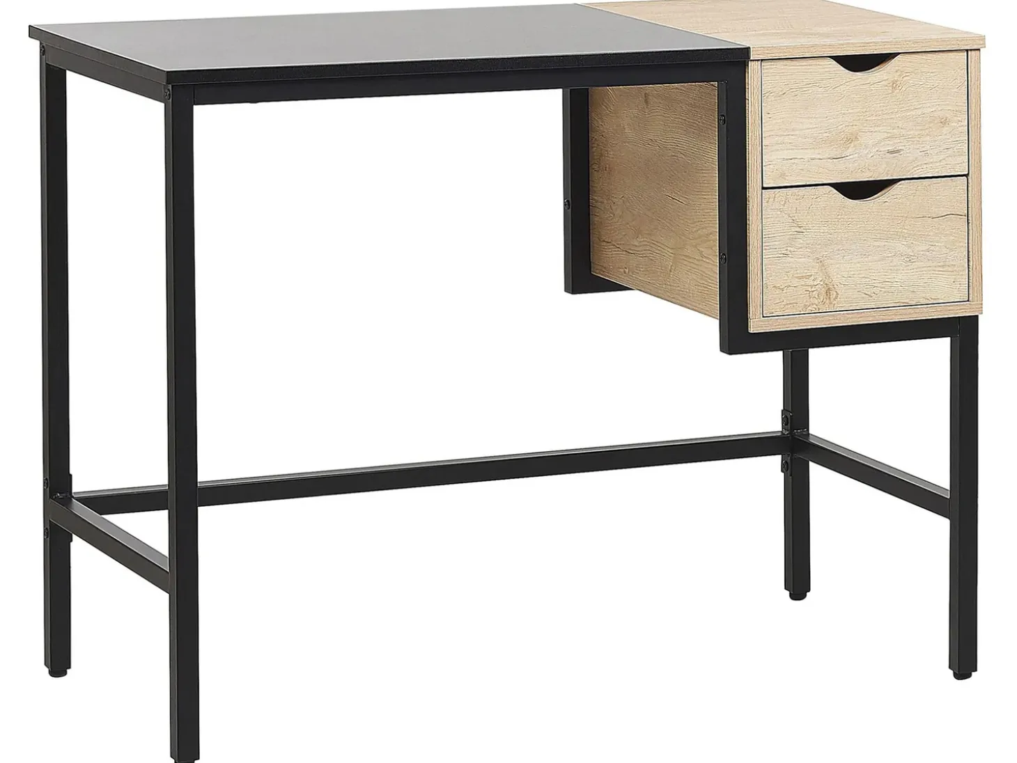 Best Biurko HARPER Czarny 100 cm 48 cm z szufladami Dzieci Wszystkie Biurka|Biurka Domowe