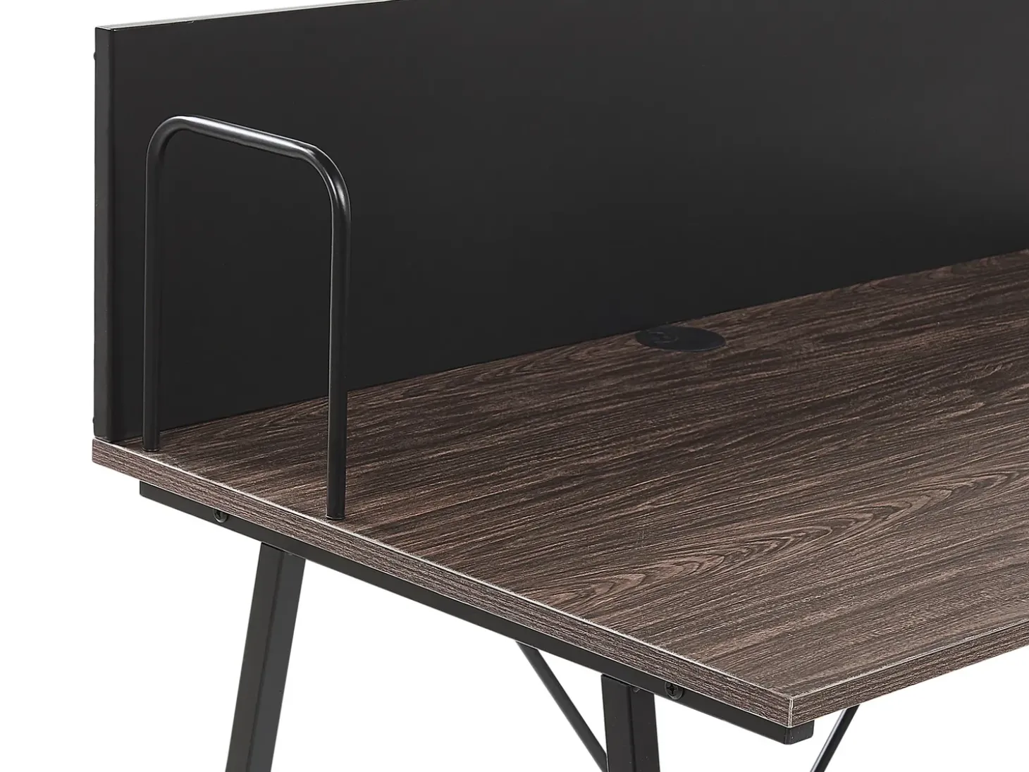 Clearance Biurko HASTINGS Brązowy/ czarny 100 cm 52 cm Dzieci Wszystkie Biurka|Biurka Domowe