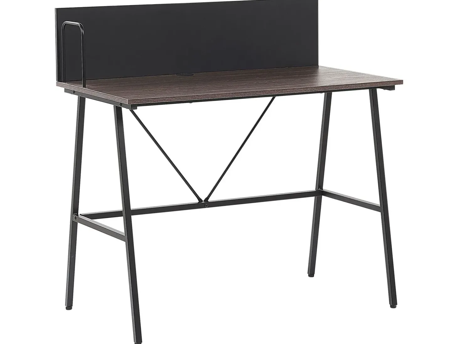 Clearance Biurko HASTINGS Brązowy/ czarny 100 cm 52 cm Dzieci Wszystkie Biurka|Biurka Domowe
