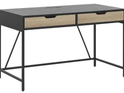 Best Biurko JENA Czarny 120 cm 60 cm z szufladami Dzieci Wszystkie Biurka|Biurka Domowe