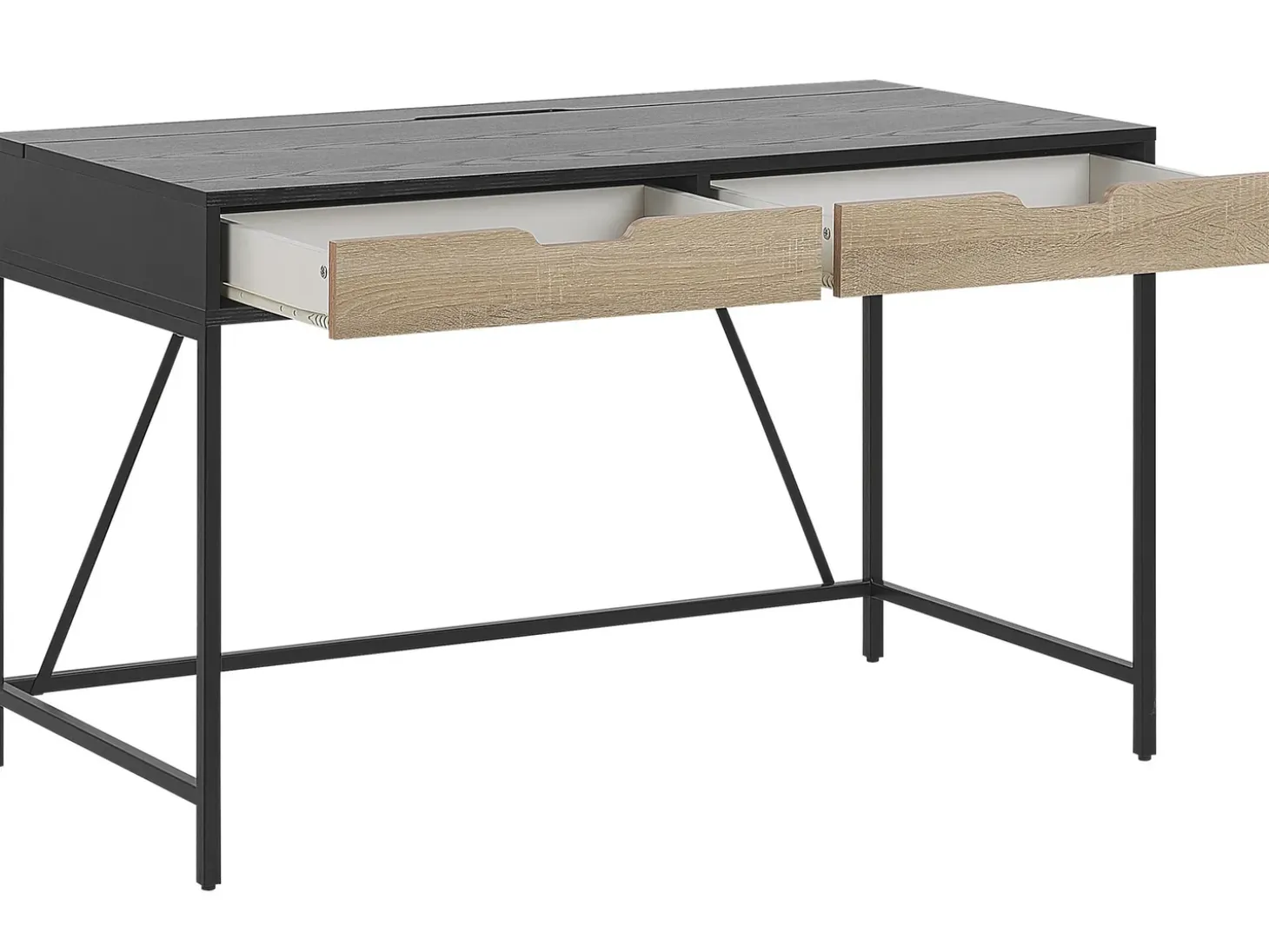 Best Biurko JENA Czarny 120 cm 60 cm z szufladami Dzieci Wszystkie Biurka|Biurka Domowe