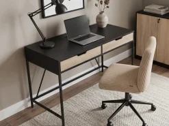 Best Biurko JENA Czarny 120 cm 60 cm z szufladami Dzieci Wszystkie Biurka|Biurka Domowe