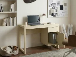 Outlet Biurko JOHNSON Jasno 112 cm 50 cm Dzieci Wszystkie Biurka|Biurka Domowe