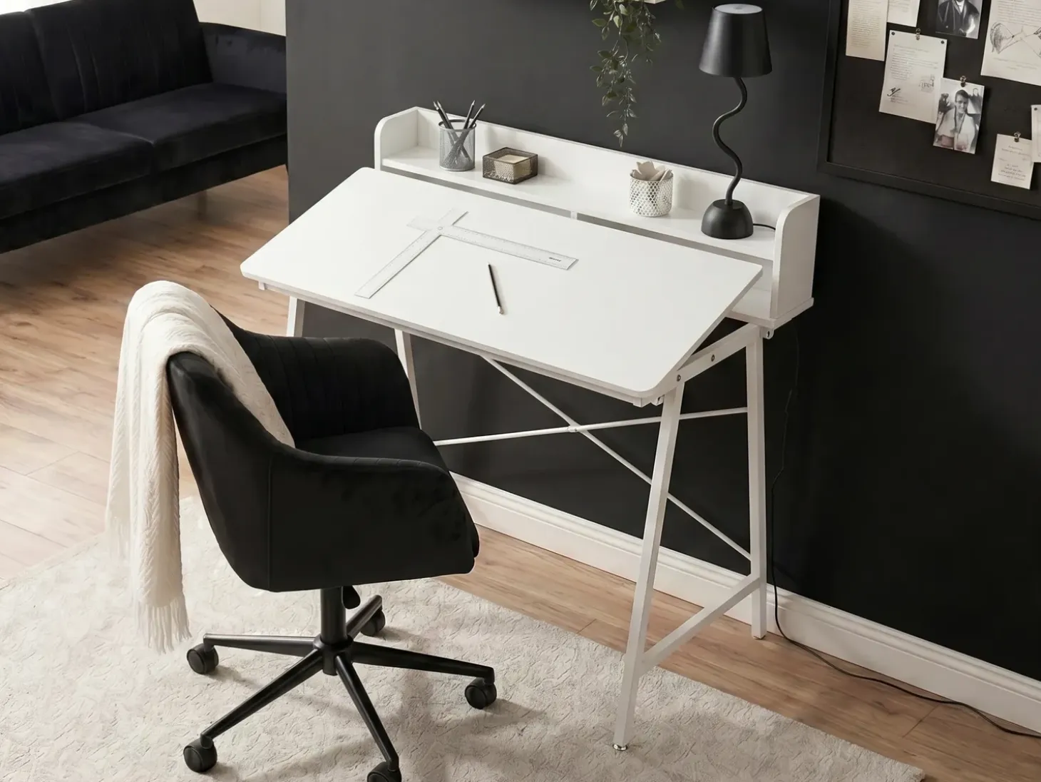 Discount Biurko kreślarskie z regulowanym blatem ALAND 80 cm 62 cm Dzieci Wszystkie Biurka|Biurka Domowe