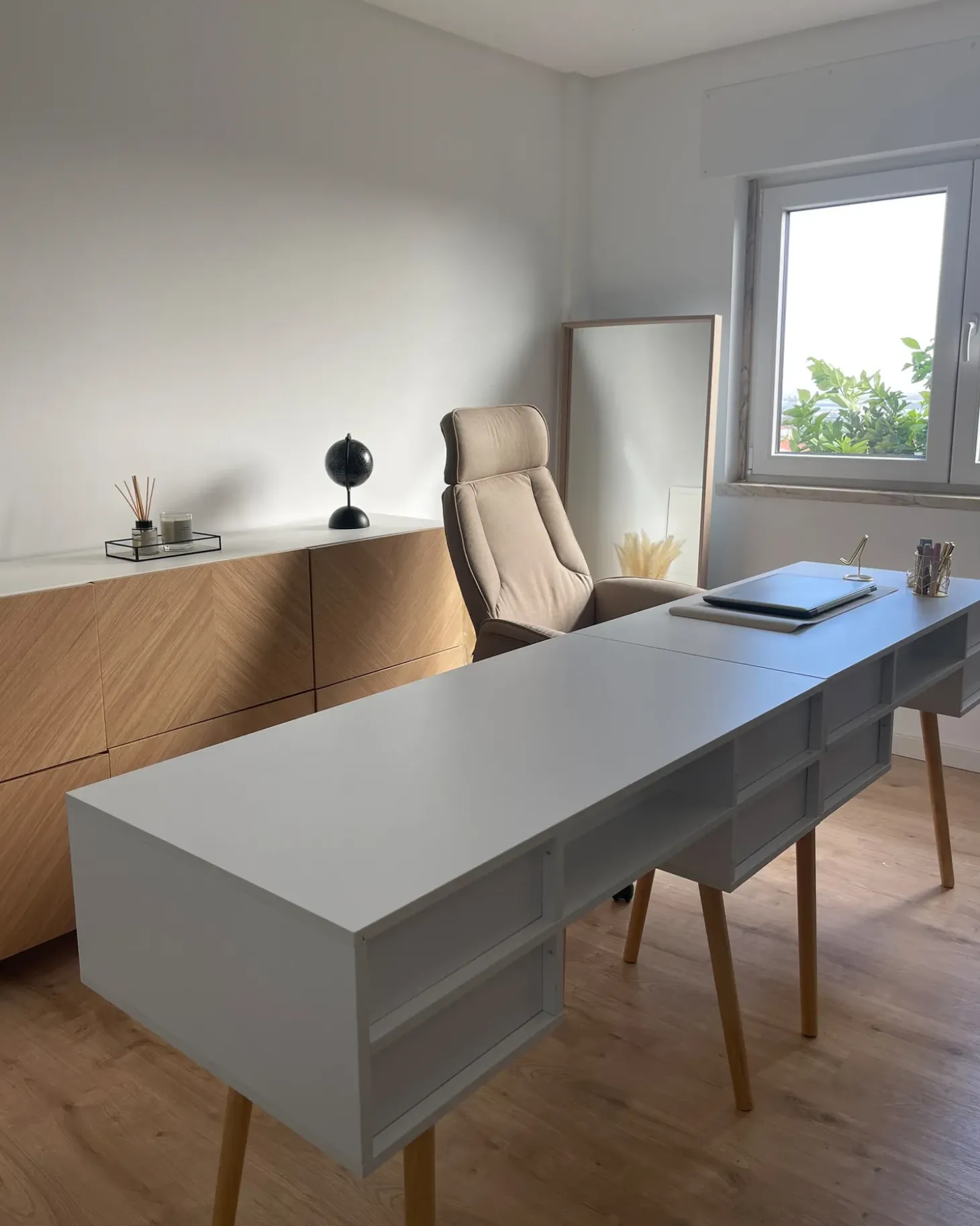 New Biurko LEVIN Biały 110 cm 55 cm z szufladami Dzieci Biurka Domowe|Biurka Dla Dzieci