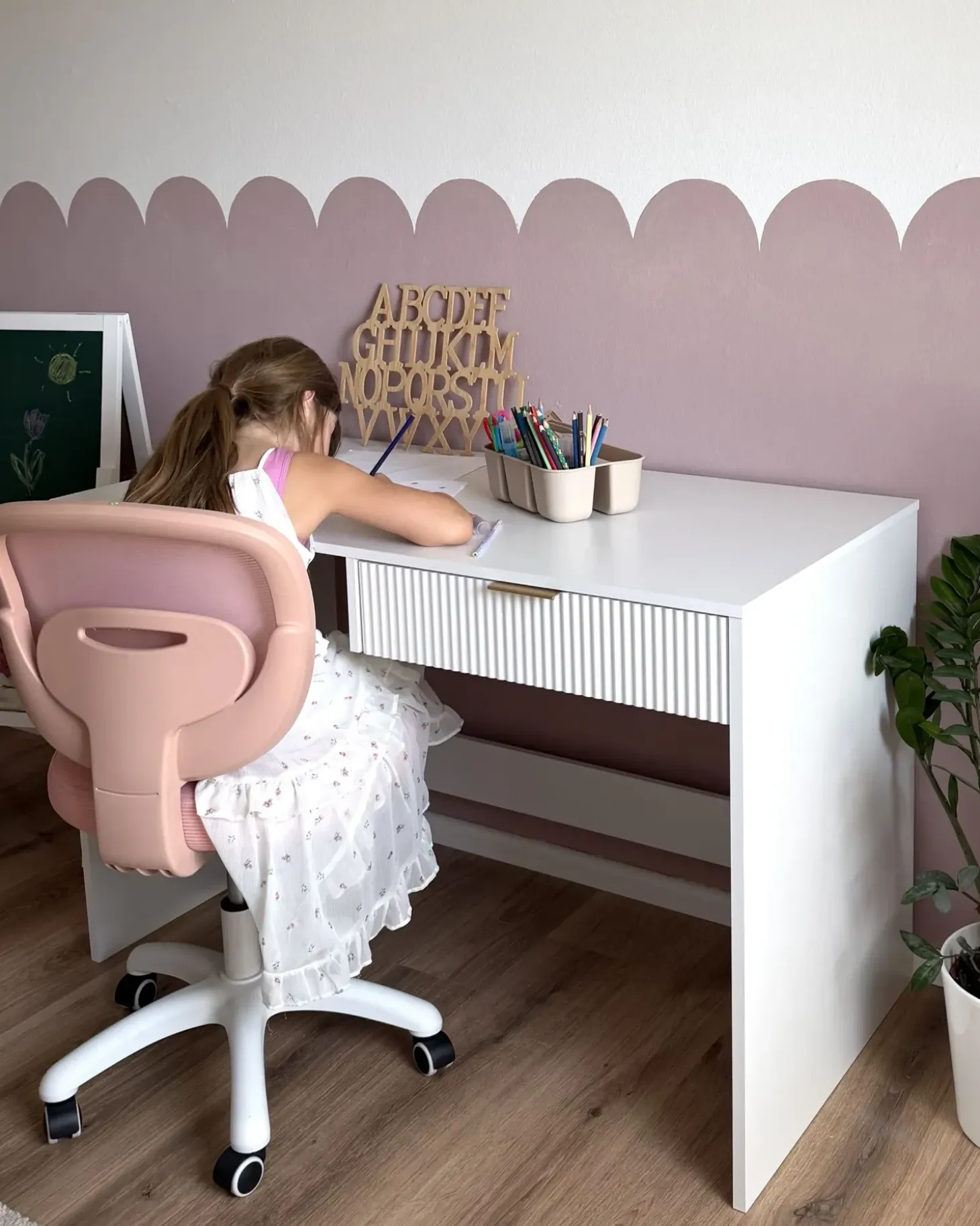 Discount Biurko LUTETIA Biały 120 cm 60 cm Dzieci Wszystkie Biurka|Biurka Domowe
