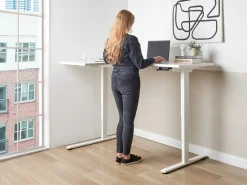Biurko narożne regulowane elektrycznie DESTINES 160 cm 109 cm Wszystkie Biurka|Biurka Z Regulacją Wysokości