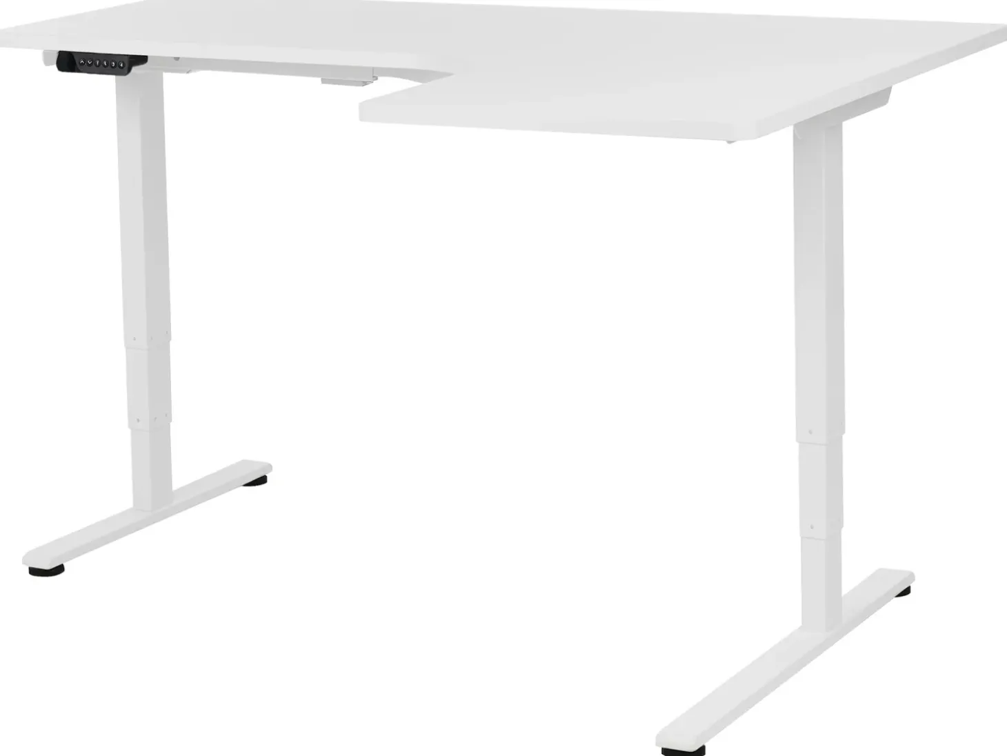 Clearance Biurko narożne regulowane elektrycznie DESTINES 160 cm 109 cm Wszystkie Biurka|Biurka Z Regulacją Wysokości