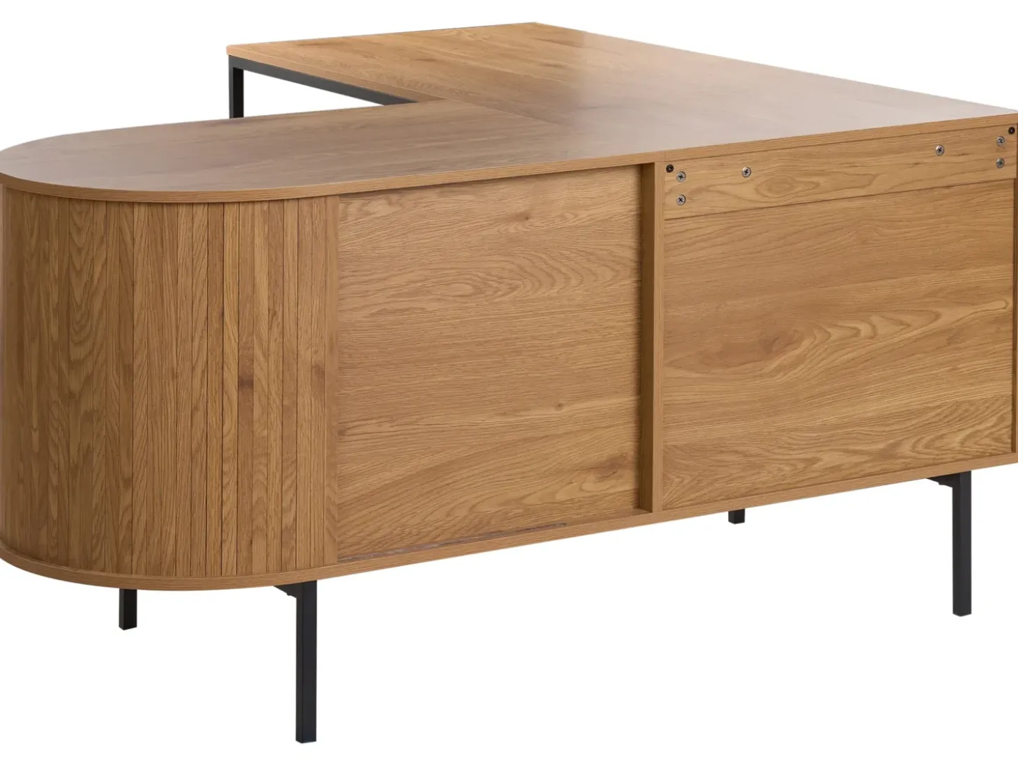 Clearance Biurko narożne SOLARI Jasnobrązowy 140 cm 140 cm Dzieci Wszystkie Biurka|Biurka Domowe