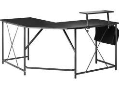 Sale Biurko narożne TACONY 180 cm 140 cm ze schowkiem Dzieci Wszystkie Biurka|Biurka Domowe