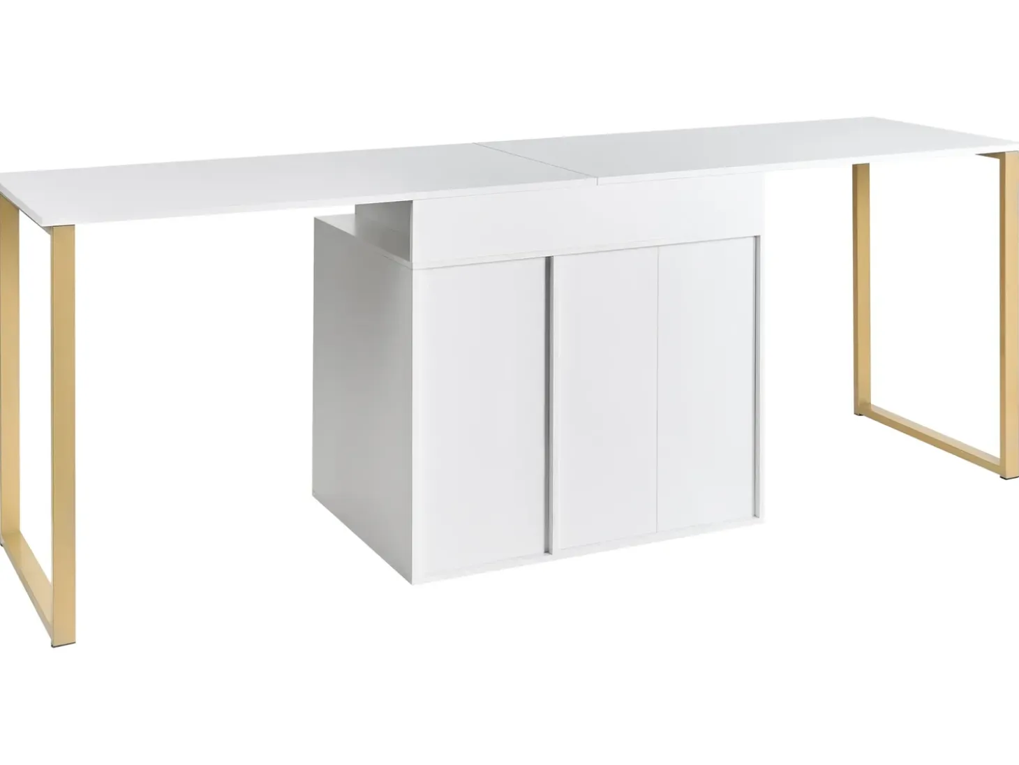 Hot Biurko regulowane ASHMORE Biały 165/220 cm 55 cm Dzieci Wszystkie Biurka|Biurka Domowe