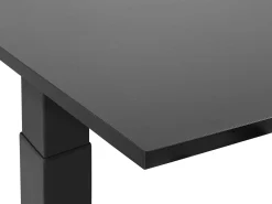 Biurko regulowane elektrycznie DESTIN II Czarny 160 cm 72 cm