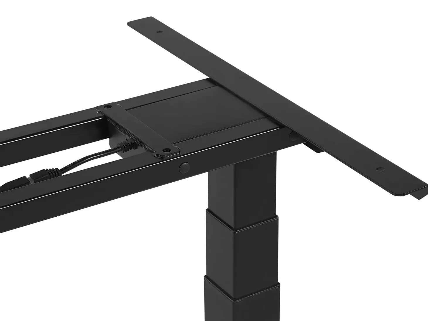 Biurko regulowane elektrycznie DESTIN II Czarny 160 cm 72 cm