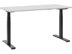 Hot Biurko regulowane elektrycznie DESTIN II Szary/ czarny 130 cm 72 cm Wszystkie Biurka|Biurka Z Regulacją Wysokości