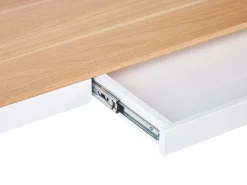 Sale Biurko regulowane elektrycznie KENLY Brązowy/ biały 120 cm 60 cm Z portem USB Wszystkie Biurka|Biurka Z Regulacją Wysokości