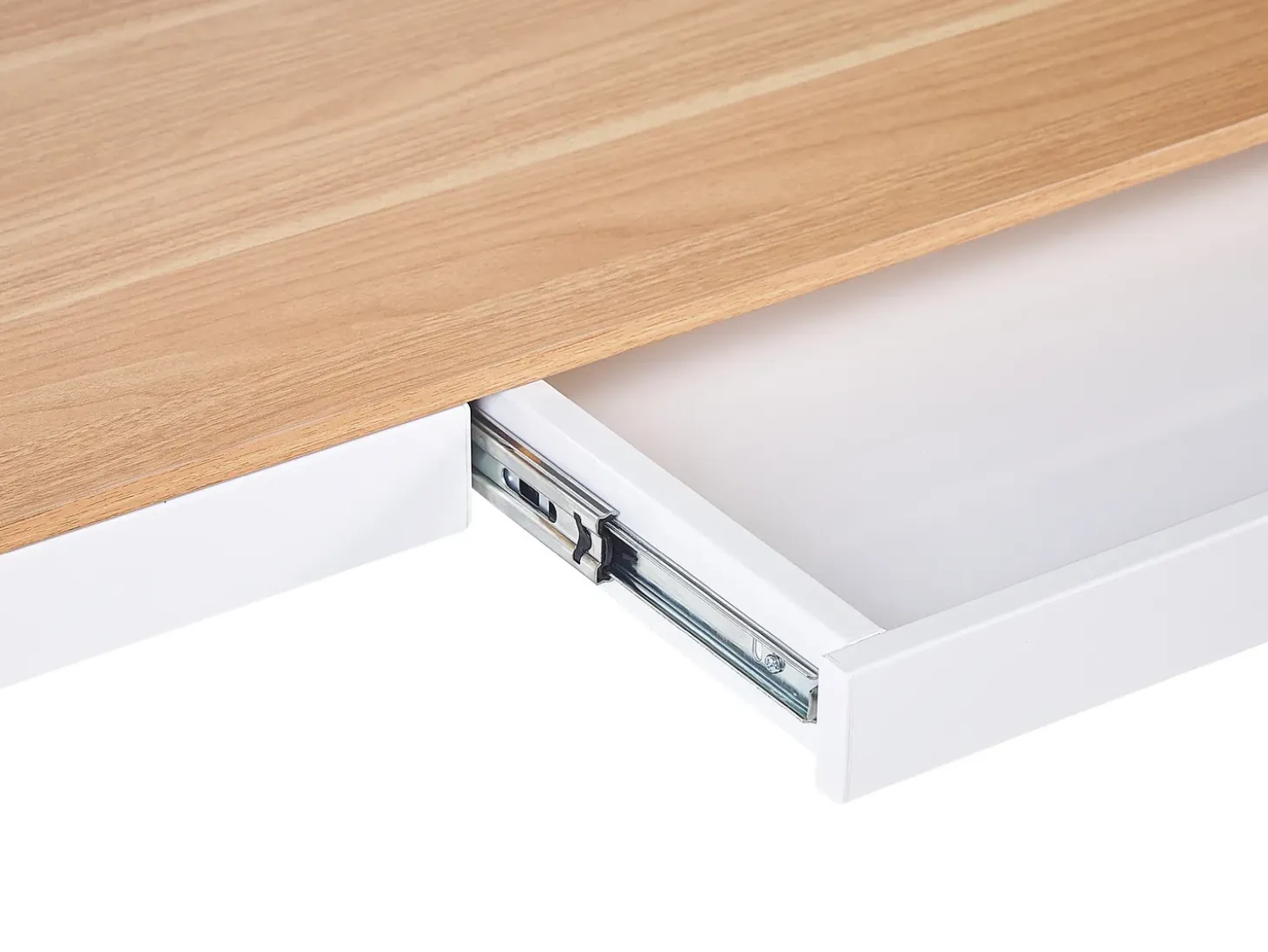 Sale Biurko regulowane elektrycznie KENLY Brązowy/ biały 120 cm 60 cm Z portem USB Wszystkie Biurka|Biurka Z Regulacją Wysokości